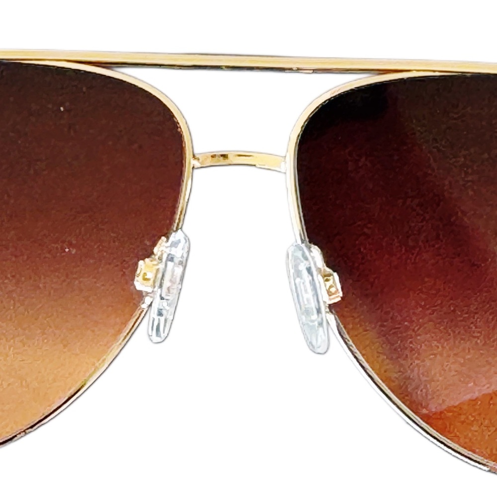NIB - QUAY Australia, HIGH KEY, Gold Frame/Copper Fade Lens Aviators - Picture 9 of 13